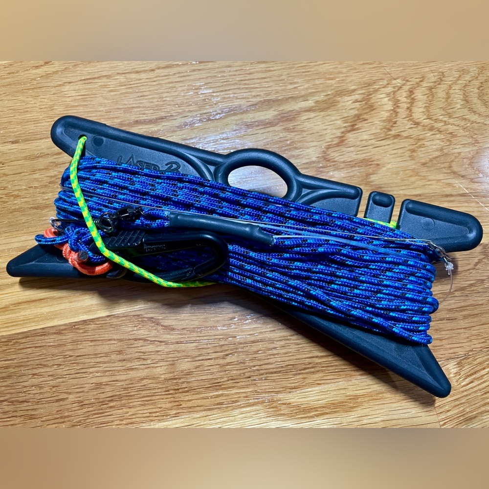 WaayCool Kayak Fishing Handline- 75ft rope, 25ft Mono